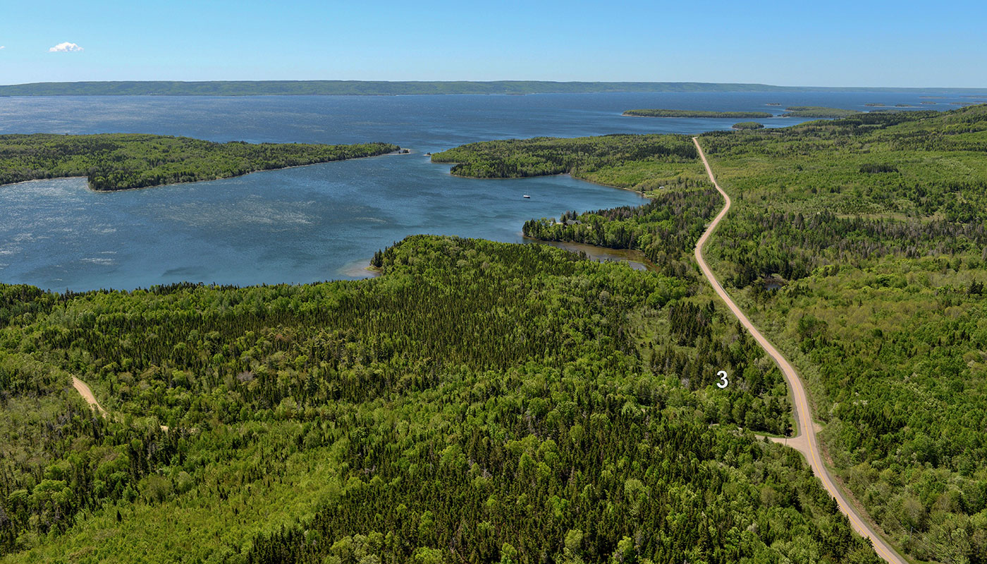 Immobilien Kanada - Grundstücksangebote Nova Scotia - Sailing Estates Lot 3 - Ufergrundstücke - Segeln auf dem Bras d´´´´ Or Lake