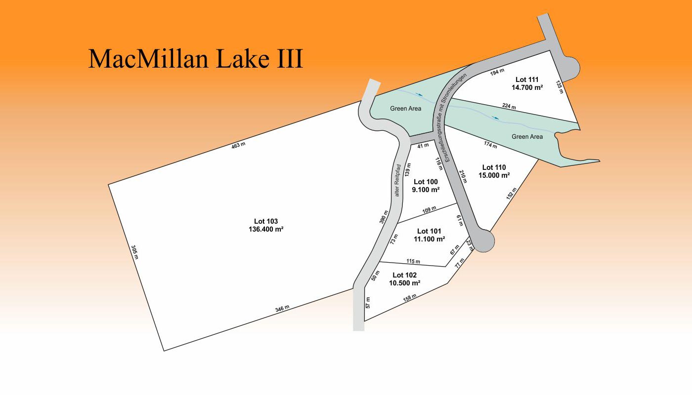 Immobilien Kanada - Nova Scotia - MacMillan Lake III Map