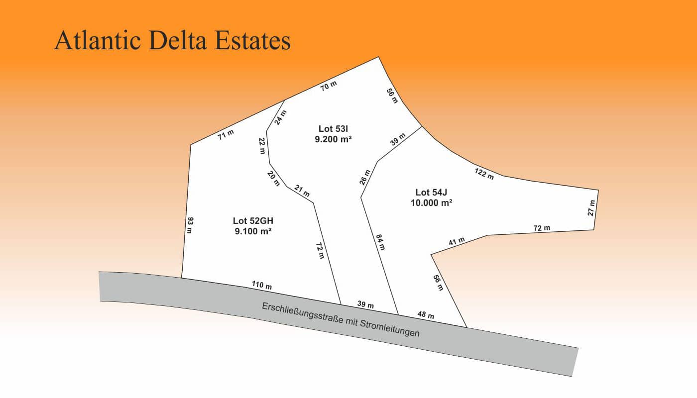 Immobilien Kanada - Canadian Pioneer Estates - Cape Breton - Immobilien Angebote Delta Estates Map-Lots-52GH-54J