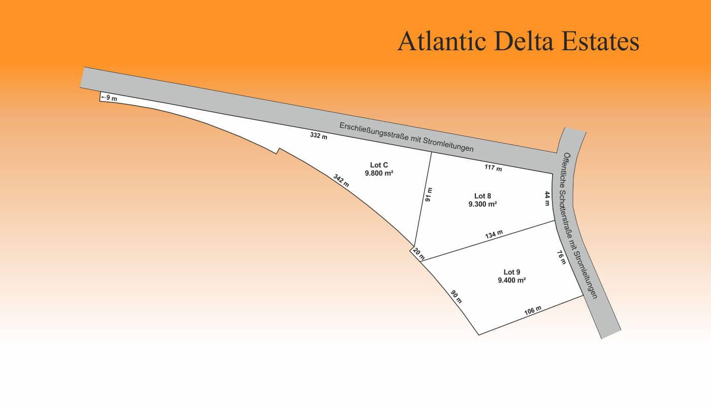 Immobilien Kanada - Canadian Pioneer Estates - Cape Breton - Immobilien Angebote Delta Estates Map-Lots-52GH-54J