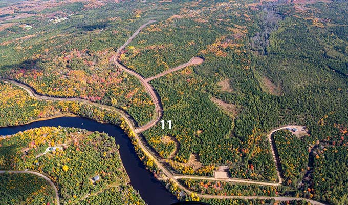 Grundstücke in Kanada kaufen - Canadian Pioneer Estates Ltd. - Erschließung am River Inhabitants