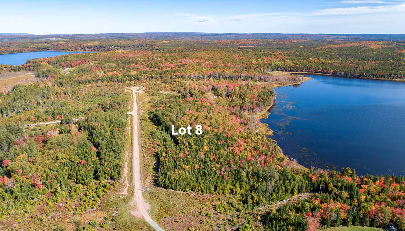 Immobilien Kanada - Nova Scotia - Cape Breton Island - Landerschließungsunternehmen - Beaver Dam Lake Estates Lot 8