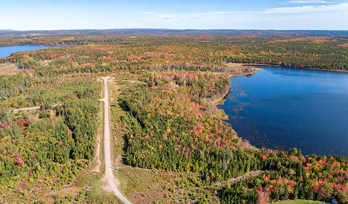 Canadian Pioneer Estates Ltd. - Nova Scotia - Cape Breton Island - Landerschließung - Beaver Dam Lake Estates