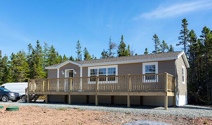 Kanada Immobilien - Cape Breton Island - Waldgrundstücke am See - Mobile Home - Fishing Lake Estates 