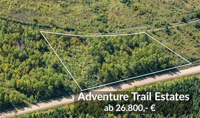 Canadian Pioneer Estates Luftaufnahme Adventure Trail Estates