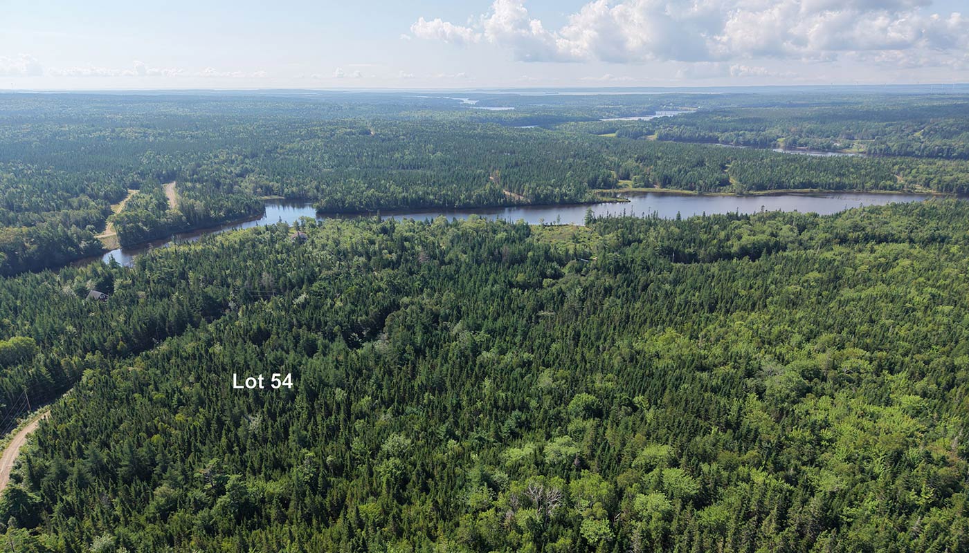 Kayak Estates Lot 54 und River Inhabitants aus der Luft