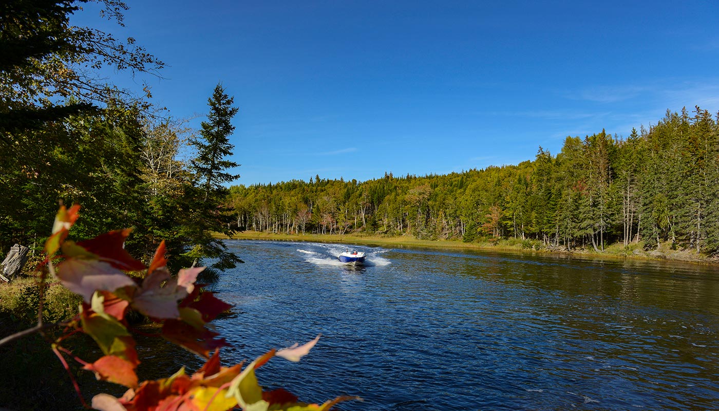 River Inhabitants nahe Kayak Estates auf Cape Breton Island